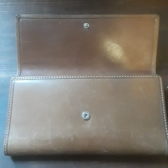 Vintage Coach Tan Tote and wallet - Picture 10 of 12